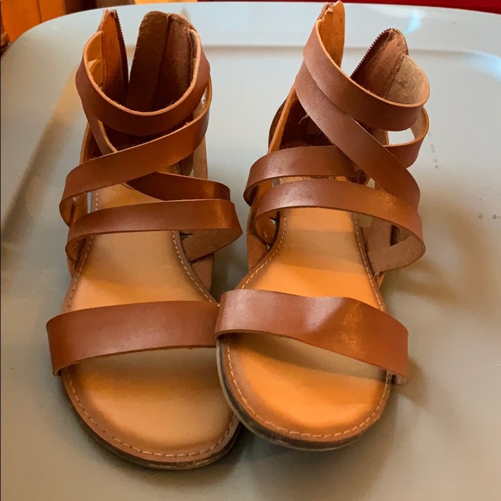 Brown sandals